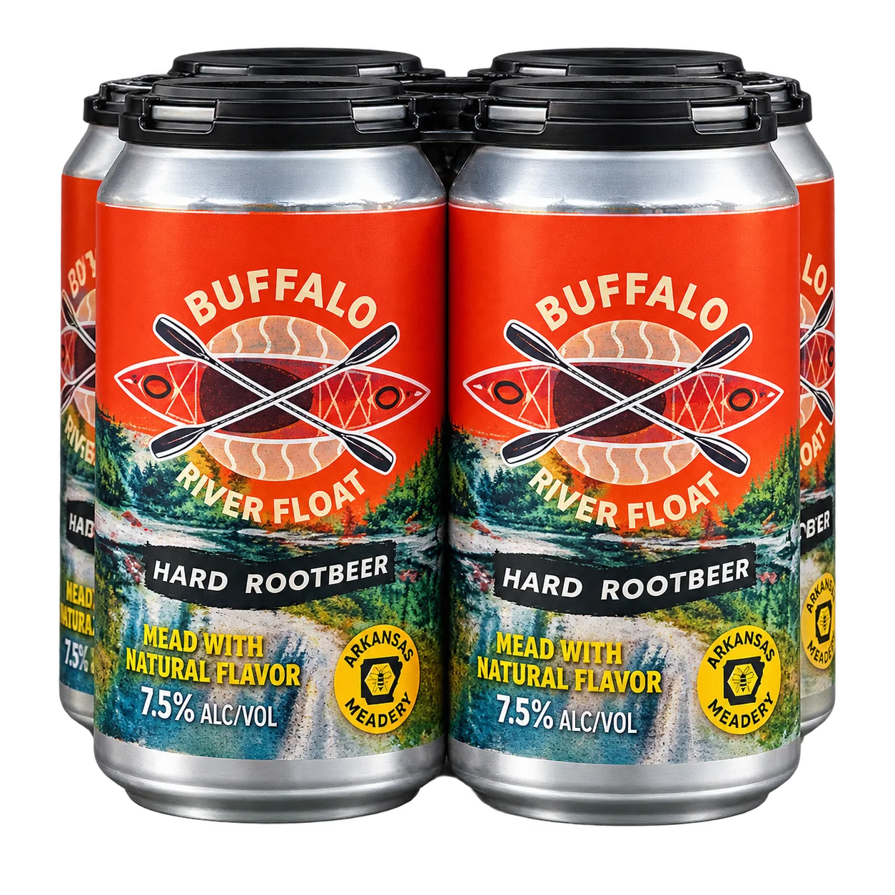 Arkansas Meadery Buffalo River Float Hard Root Beer product package
