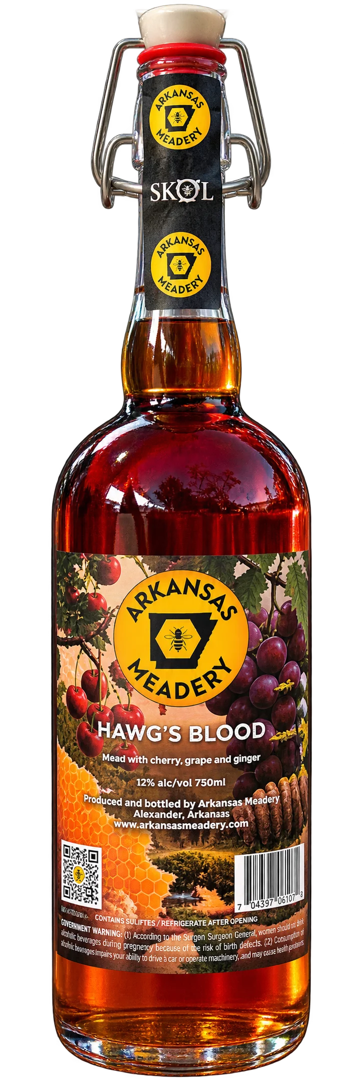 Arkansas Meadery Hawg’s Blood product package