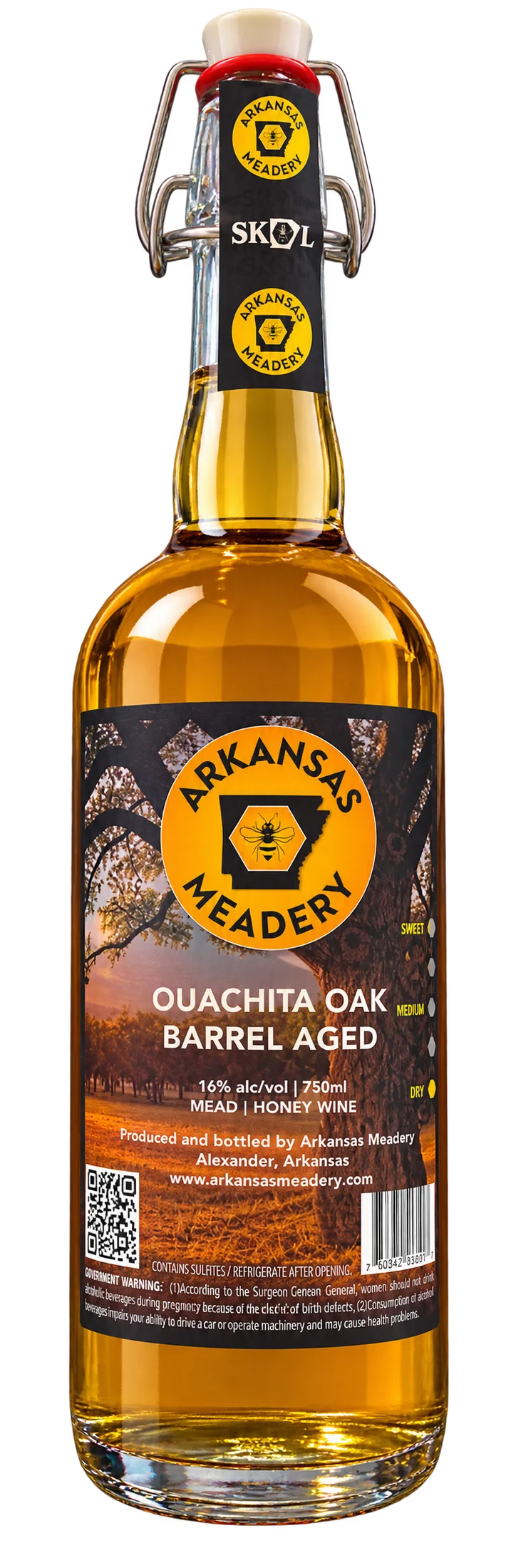 Arkansas Meadery Ouachita Oak Barrel Aged product package